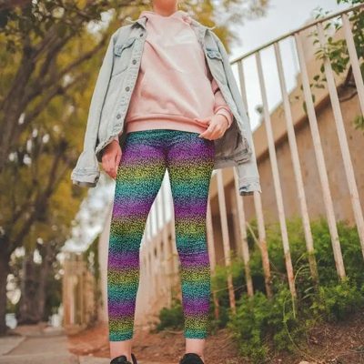 Legging Léopard Coloré