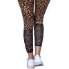 Legging Léopard Détails Transparents