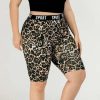 Legging Léopard Grande Taille Cycliste