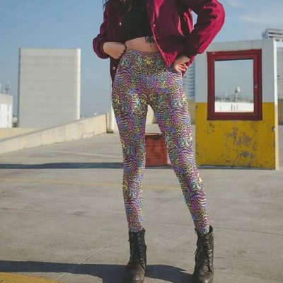 Legging Léopard Multicolore