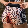 Legging Short Léopard Taille Haute