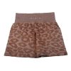 Legging Short Sport Léopard Café