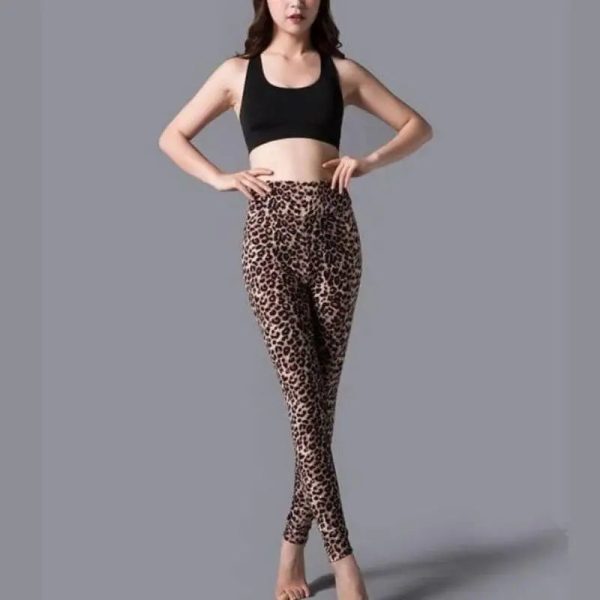 Leggings Léopard Beige