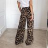 Pantalon Flare Léopard