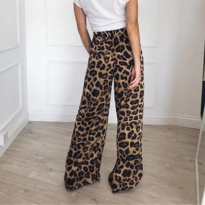 Pantalon Flare Léopard