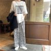 Pantalon Fluide Léopard
