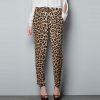pantalon leopard femme