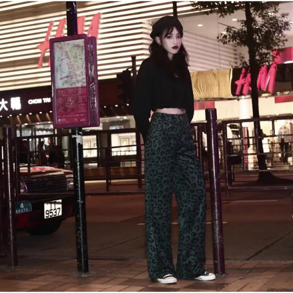 Pantalon Léopard Hiver Kaki