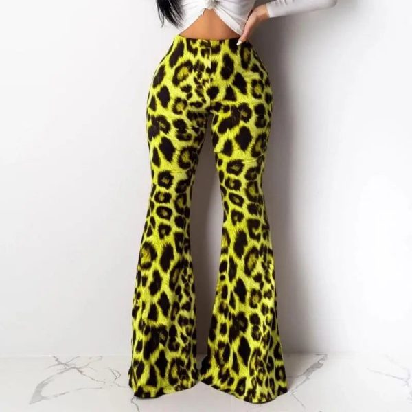 Pantalon Léopard Pattes d'Eléphant