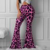 pantalon leopard rose