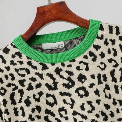 Pull Femme Motif Léopard