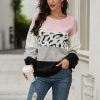 Pull Léopard à Rayures