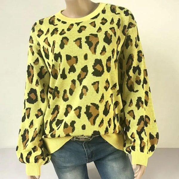 Pull Léopard Femme