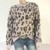 Pull Léopard Femme