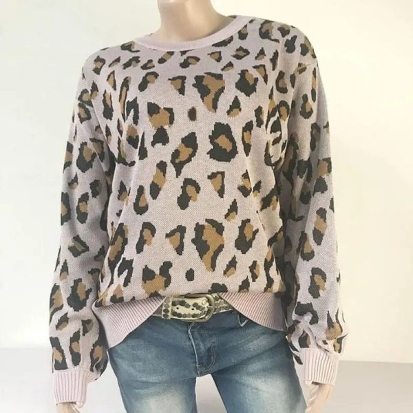 Pull Léopard Femme
