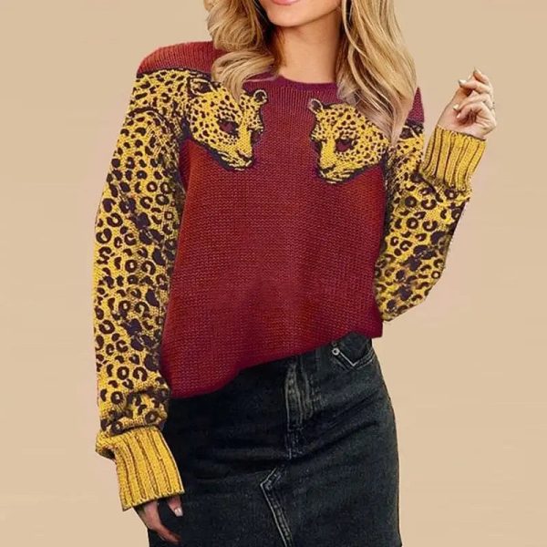 Pull Léopard Femme Sauvage