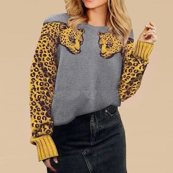 Pull Léopard Femme Sauvage