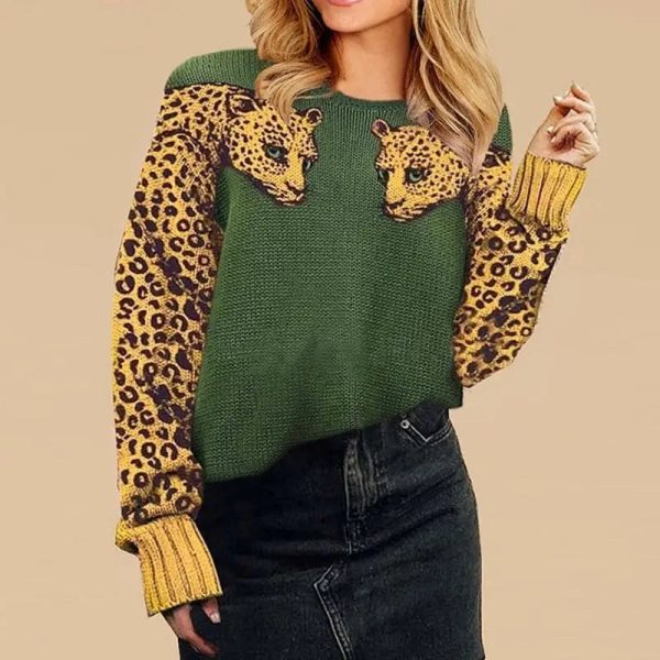Pull Léopard Femme Sauvage