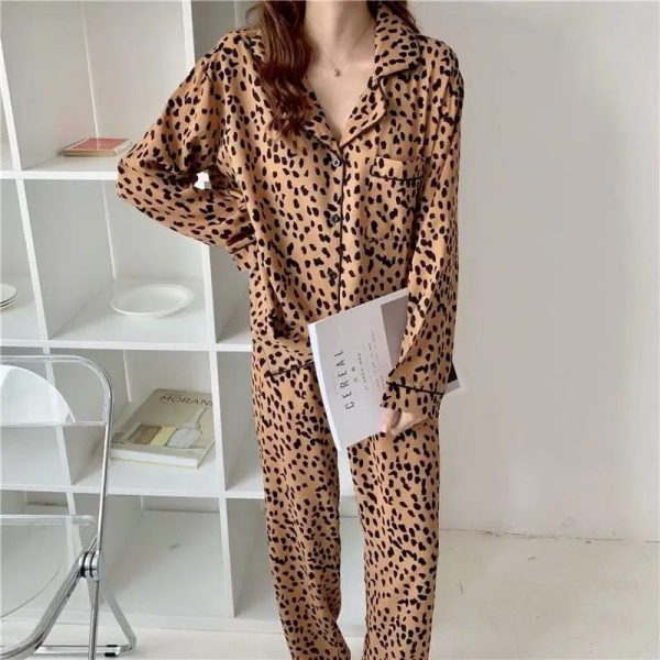 Pyjama Femme Motif Léopard
