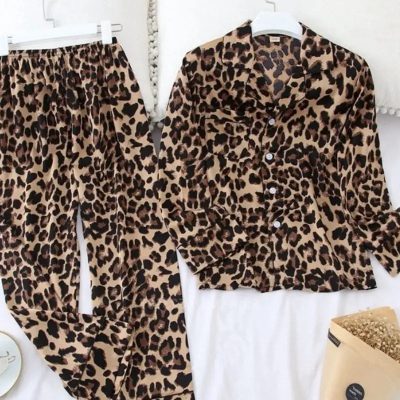 Pyjama Léopard Femme