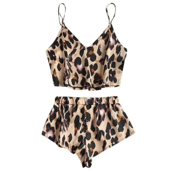Pyjama Léopard Femme Court