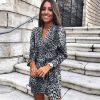 Robe cache cœur léopard tendance