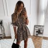 Robe Chemise Léopard Tendance