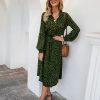 Robe Chemise Mi Longue Léopard Femme