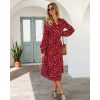 Robe Chemise Mi Longue Léopard Femme
