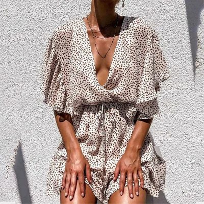 Robe Courte Léopard