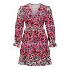Robe Imprimé Léopard Coloré