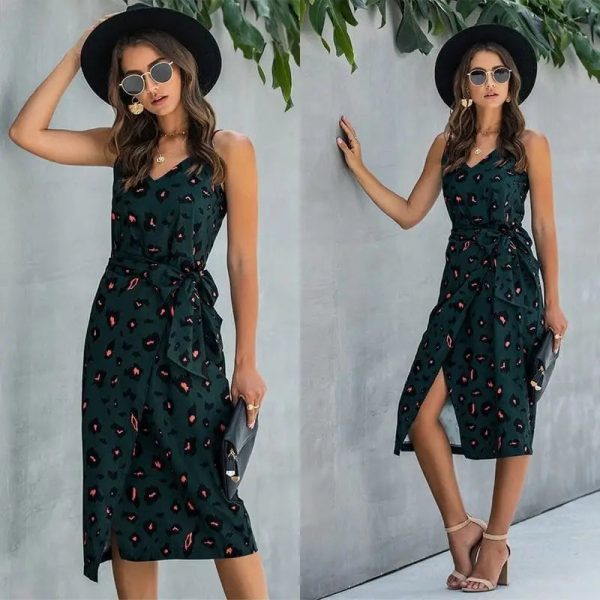 Robe Léopard Fluide Femme