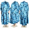 Robe Léopard Longue Bleue