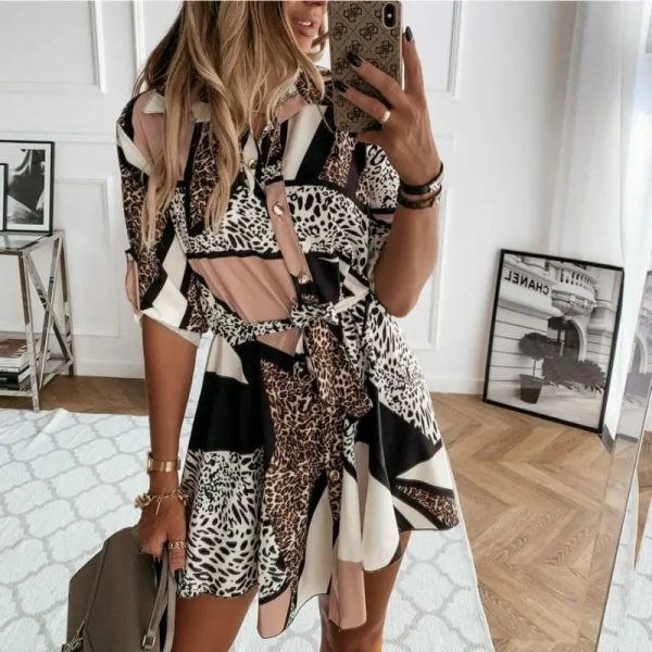 Robe Léopard Multiple Motif