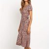 Robe Léopard Rose Pâle