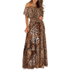 Robe Longue Léopard Bohème