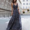 Robe Longue Léopard Romantique