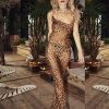 Robe Longue Léopard Sexy