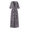 Robe Motif Léopard Kimono