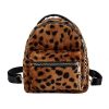 Sac à Dos Léopard Fourrure Synthétique
