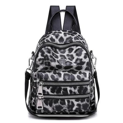 Sac à Dos Léopard Noir