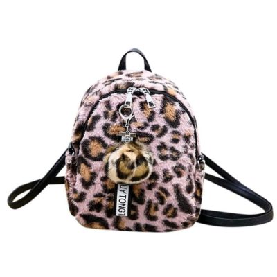 sac a dos leopard rose