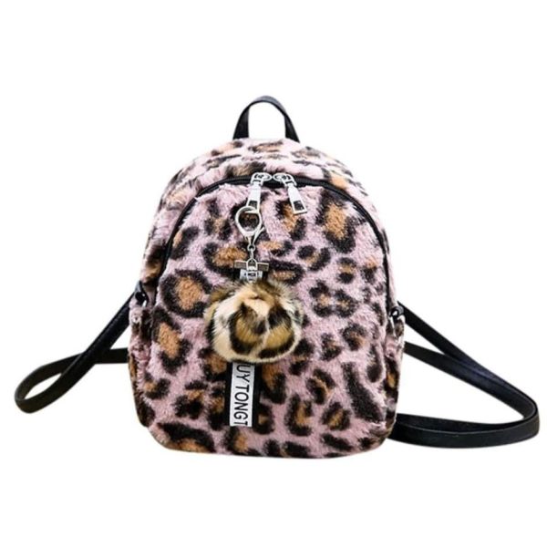 sac a dos leopard rose