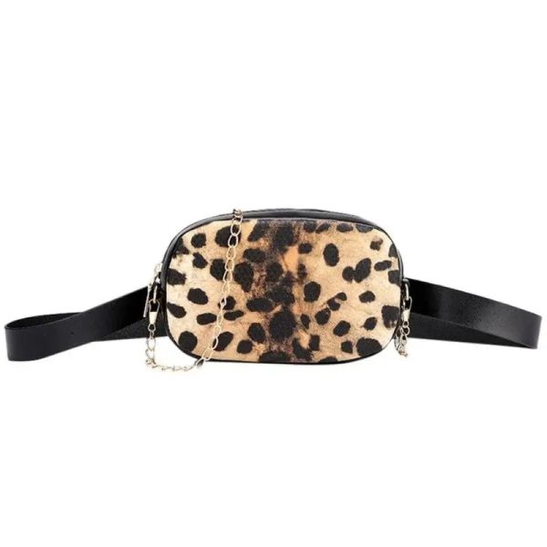 Sac Banane Léopard Ceinture Beige