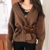 Sac Banane Léopard Enveloppe Marron