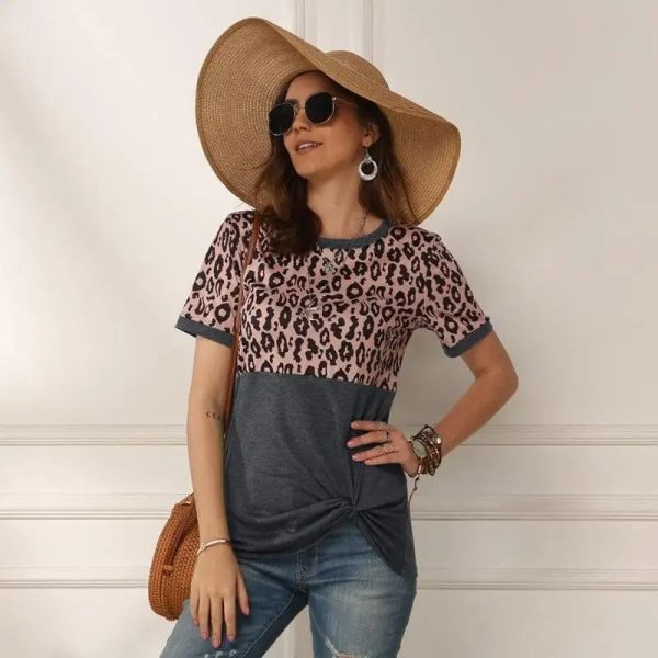 T-Shirt Femme Léopard Tendance