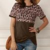 T-Shirt Femme Léopard Tendance