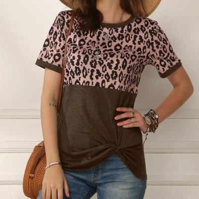 T-Shirt Femme Léopard Tendance