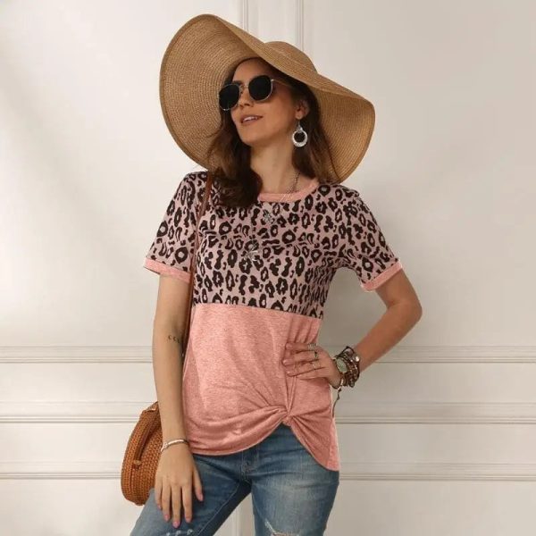 T-Shirt Femme Léopard Tendance