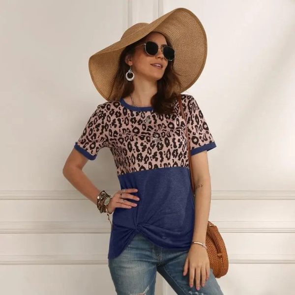 T-Shirt Femme Léopard Tendance